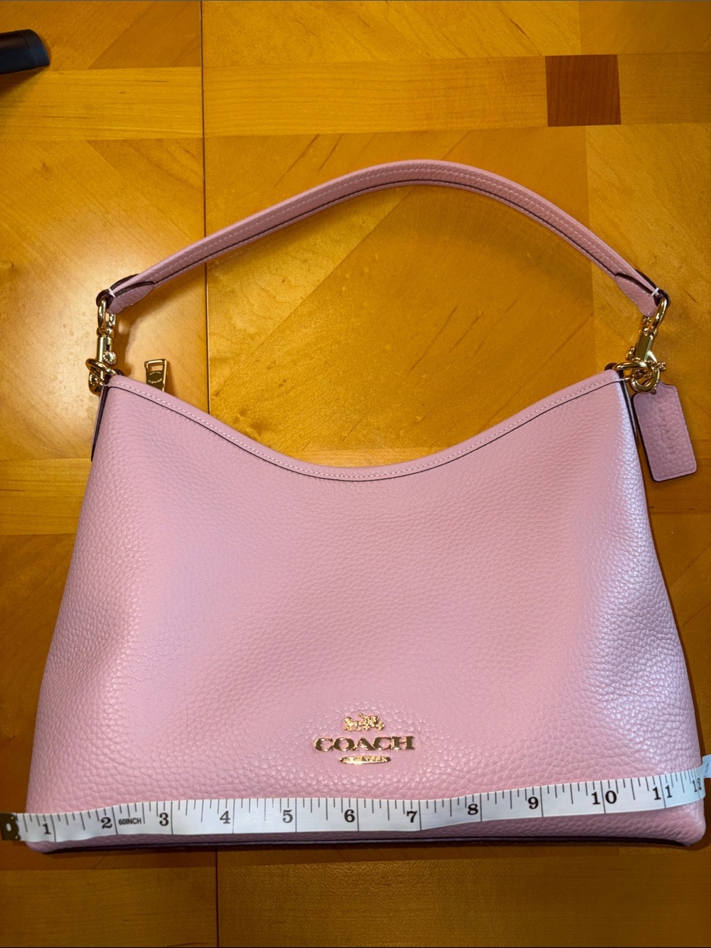 Coach Laurel Shoulder Bag in Carnation Pink - Picture 3 of 15
